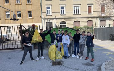 Čistilna akcija učencev 6. a razreda